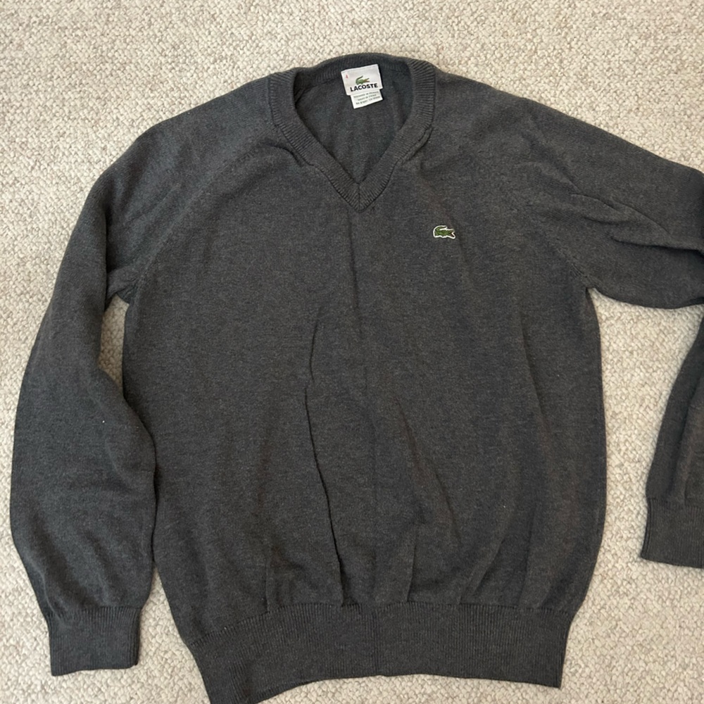 Lacoste V neck sweater
